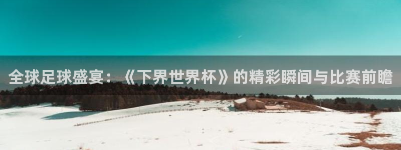 世界杯今年：全球足球盛宴：《下界世界杯》的精彩瞬间与比赛前瞻
