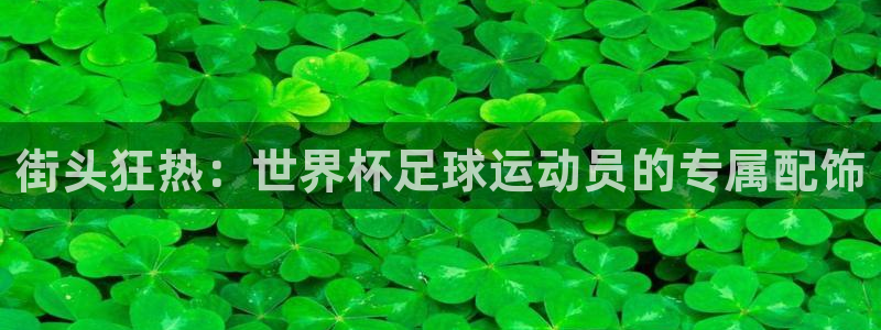 2026世界杯官网入口：街头狂热：世界杯足球运动员的专属配饰